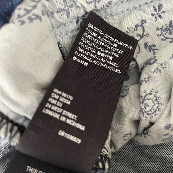 Free People / We The Free Baltic Blue Jeans Mid-rise - Picture 8 of 10